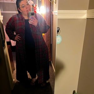 Plaid kimono